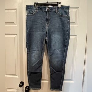 High Rise Skinny Jeans with Stretchy Waist